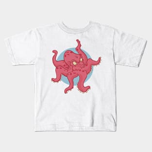 Red_Octo Kids T-Shirt